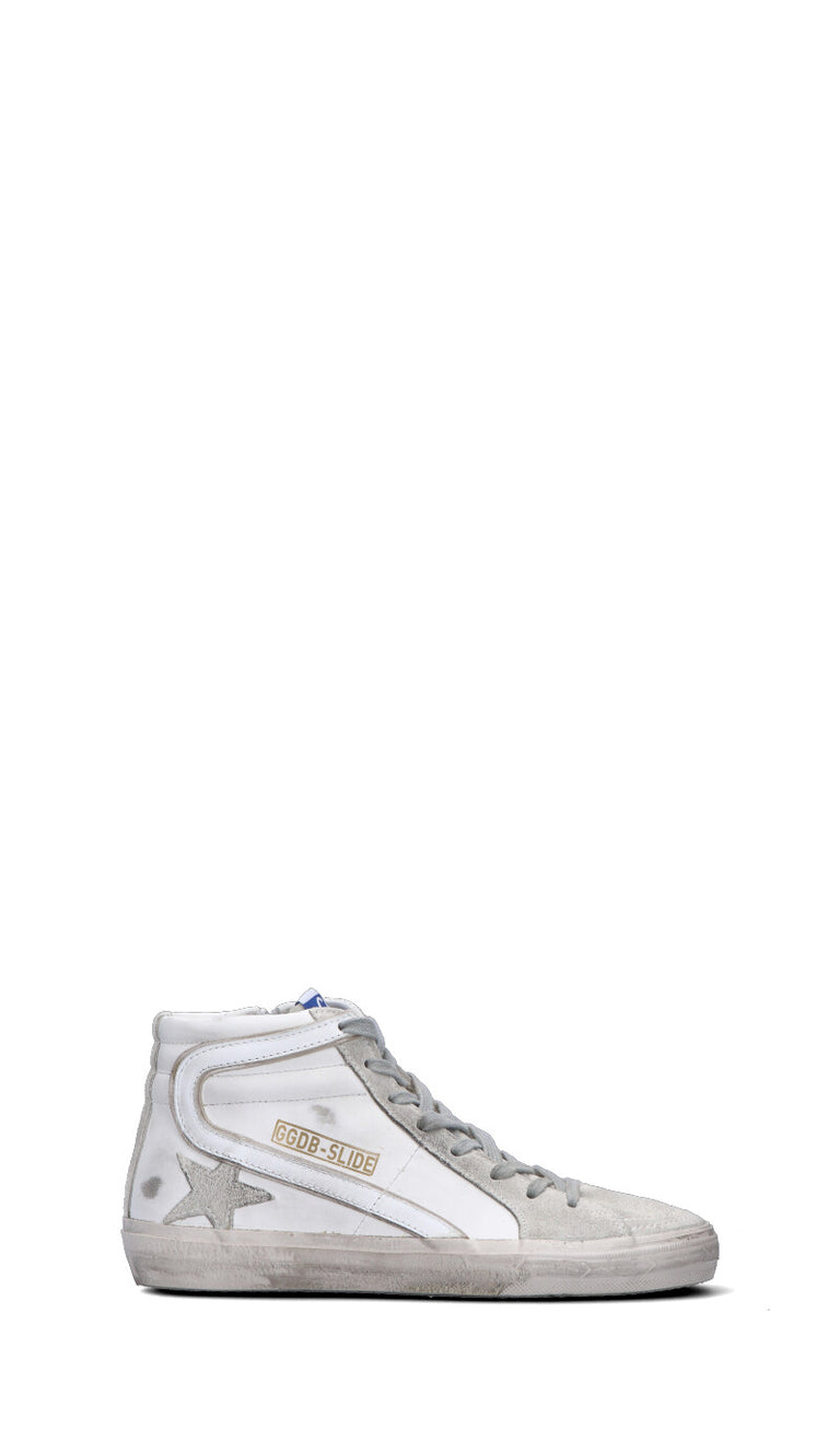 GOLDEN GOOSE Sneaker donna bianca/argento in pelle