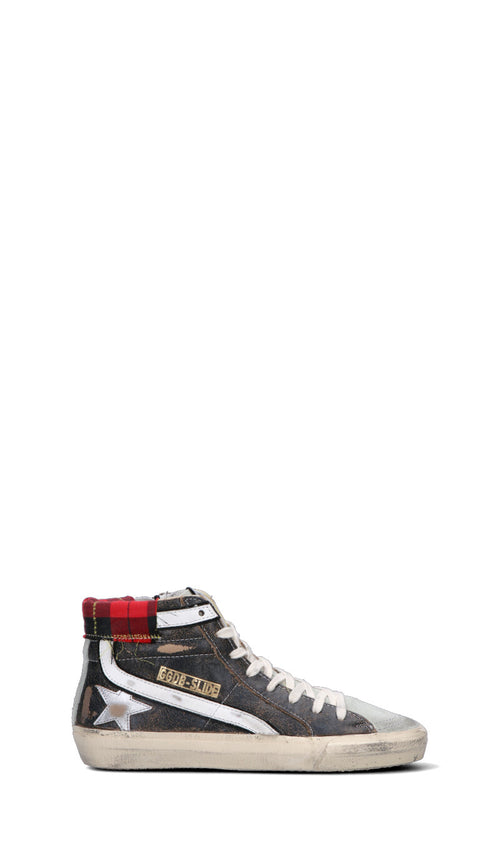 GOLDEN GOOSE SLIDE CLASSIC Sneaker donna marrone/bianca in suede