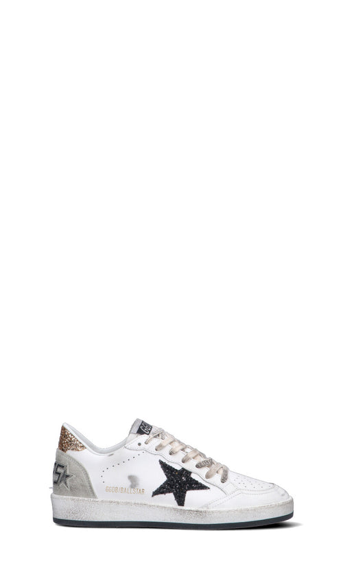 GOLDEN GOOSE - BALLSTAR Sneaker donna bianca/nera in pelle