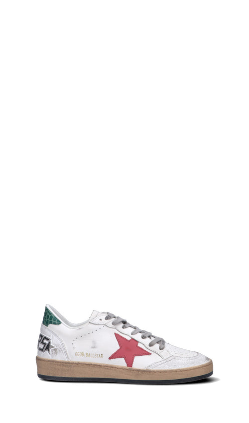 GOLDEN GOOSE - BALL STAR Sneaker donna bianca in pelle