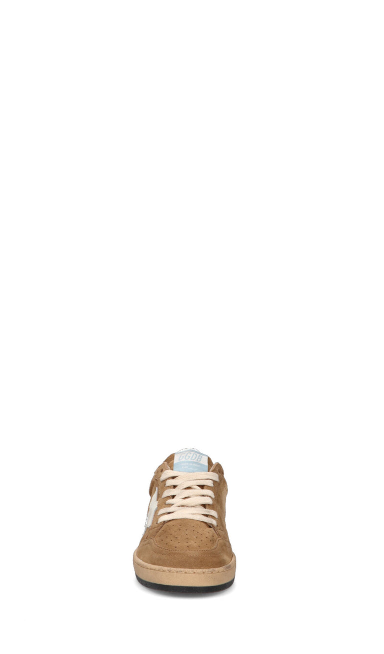 GOLDEN GOOSE BALLSTAR Sneaker donna cammello in suede