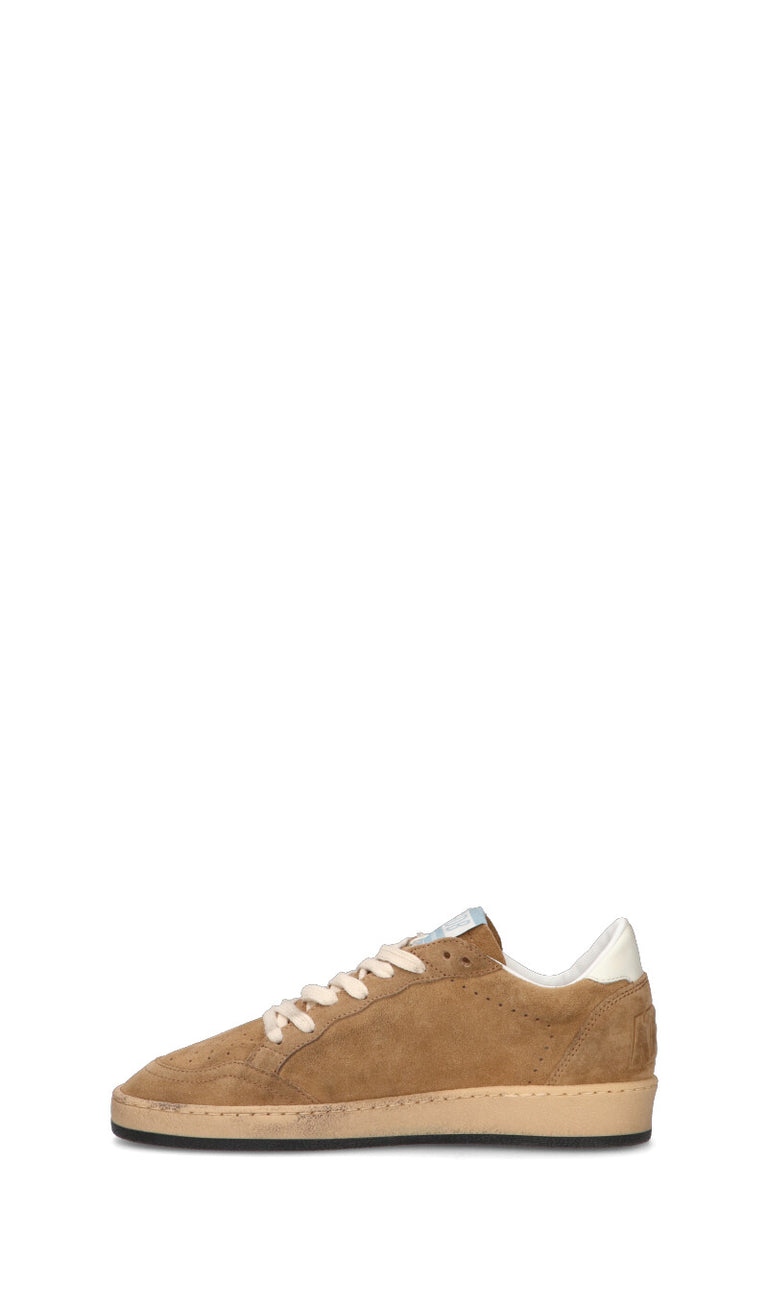 GOLDEN GOOSE BALLSTAR Sneaker donna cammello in suede