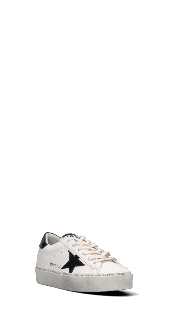 GOLDEN GOOSE - HI-STAR CLASSIC WITH LIST Sneaker donna bianca/nera in pelle