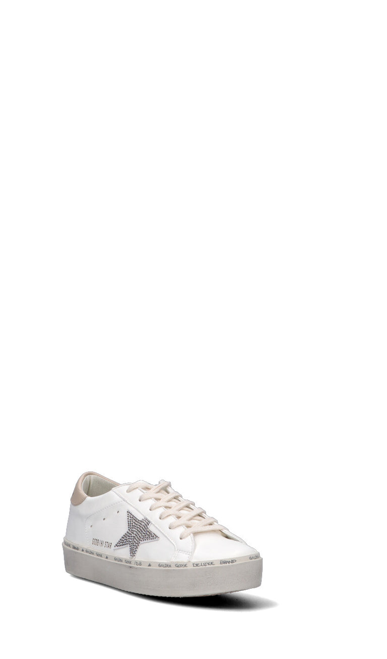 GOLDEN GOOSE - HI STAR CLASSIC WITH LIST Sneaker donna bianca/swarovski in pelle