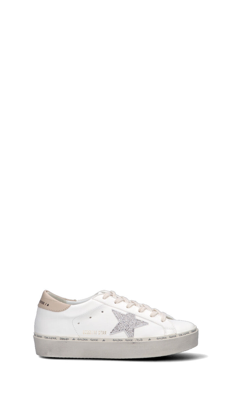 GOLDEN GOOSE - HI STAR CLASSIC WITH LIST Sneaker donna bianca/swarovski in pelle