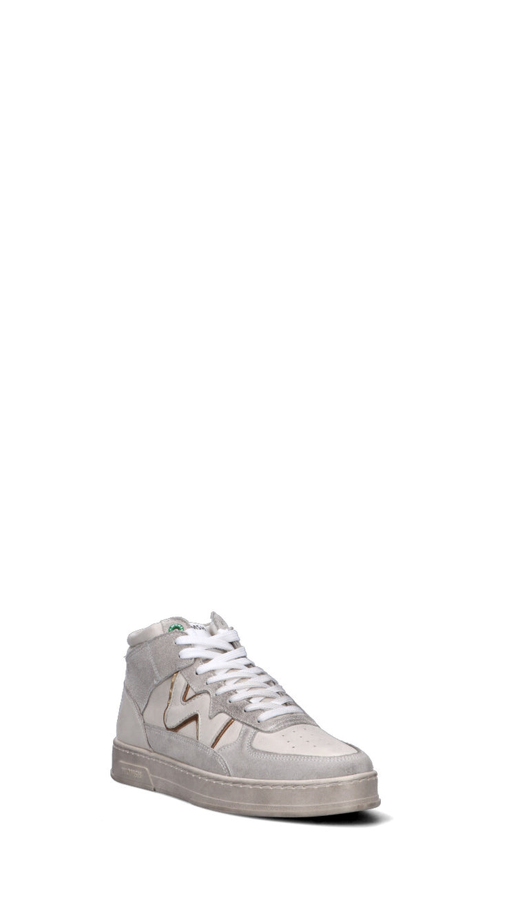 WOMSH Sneaker donna panna/grigia chiara in pelle