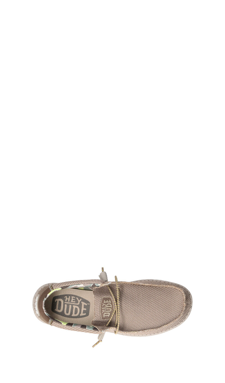 HEY DUDE WALLY SOX TRIPLE NEEDLE - Slip on uomo grigio