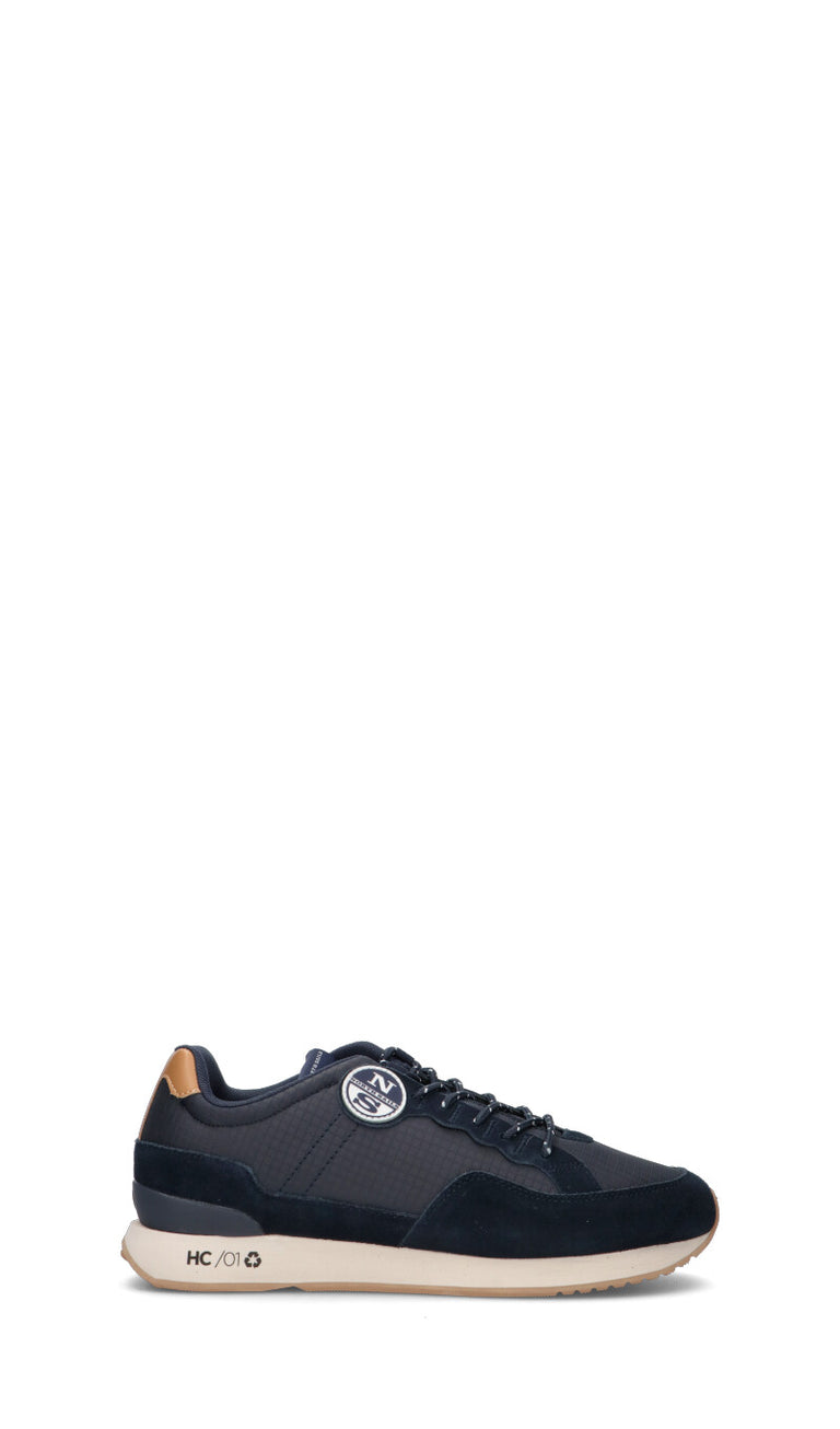 NORTH SAILS Sneaker uomo blu in pelle