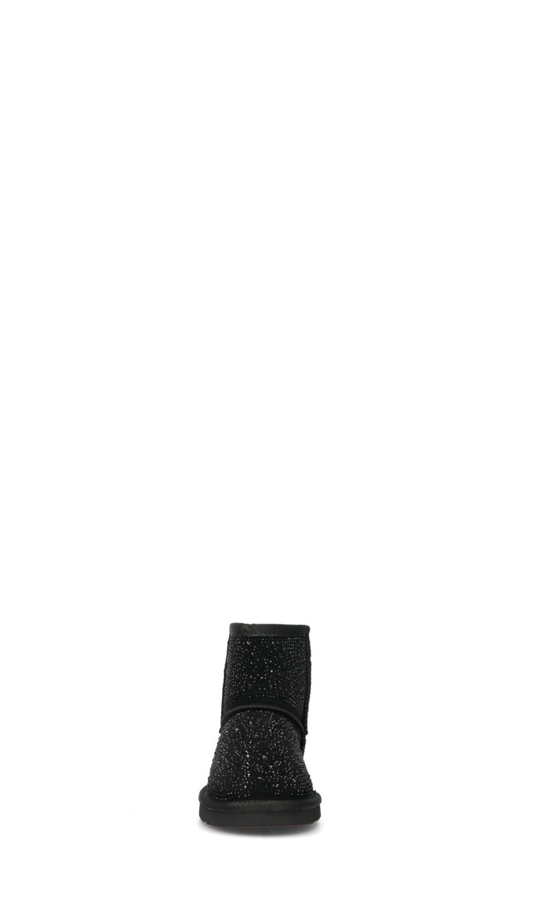 LELLI KELLY Ugg bimba nero in pelle