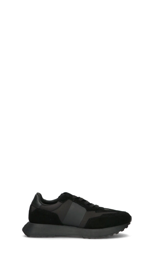 CALVIN KLEIN Sneaker uomo nera in suede