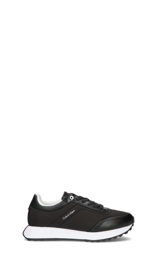 CALVIN KLEIN Sneaker uomo nera in pelle