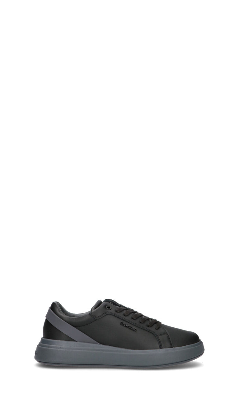 CALVIN KLEIN Sneaker uomo nera in pelle