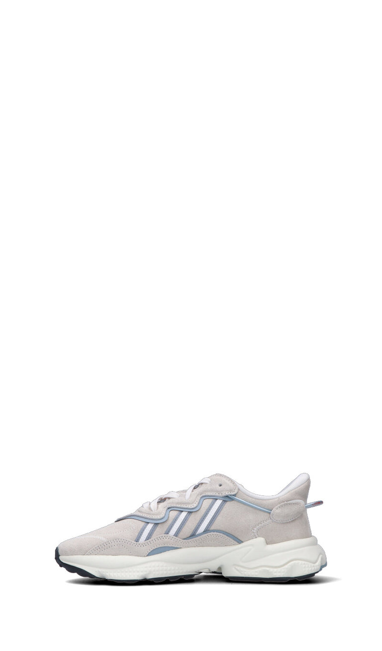 ADIDAS ORIGINAL OZWEEGO Sneaker uomo grigia chiara/azzurra in suede