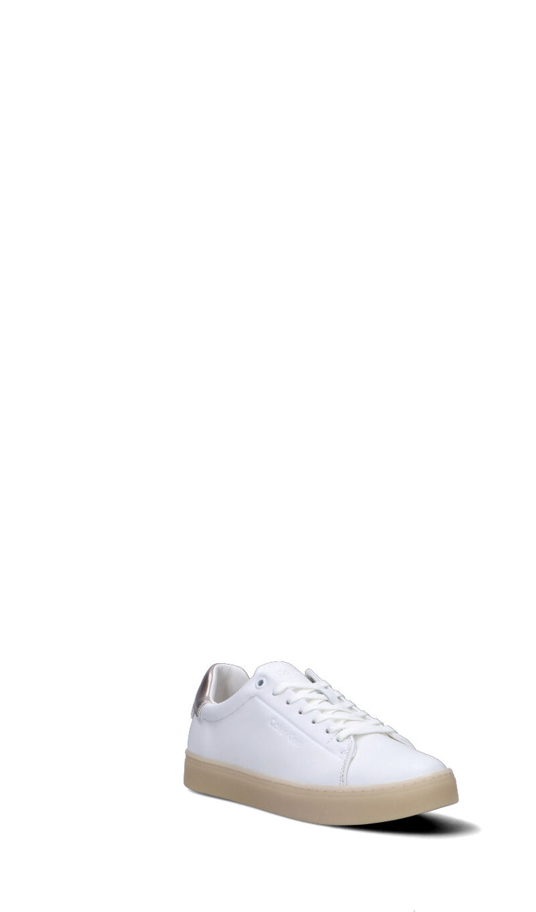 CALVIN KLEIN - CUPSOLE LACE UP PEAR Sneaker donna bianca