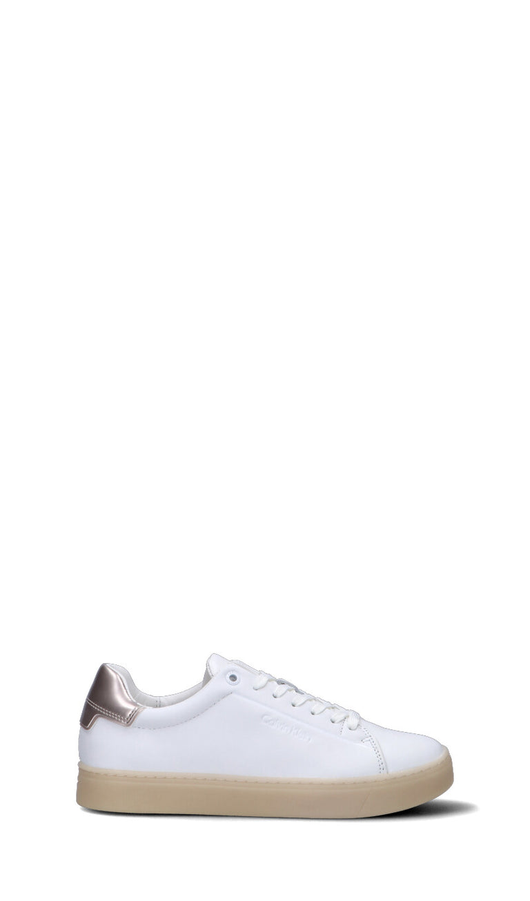 CALVIN KLEIN - CUPSOLE LACE UP PEAR Sneaker donna bianca