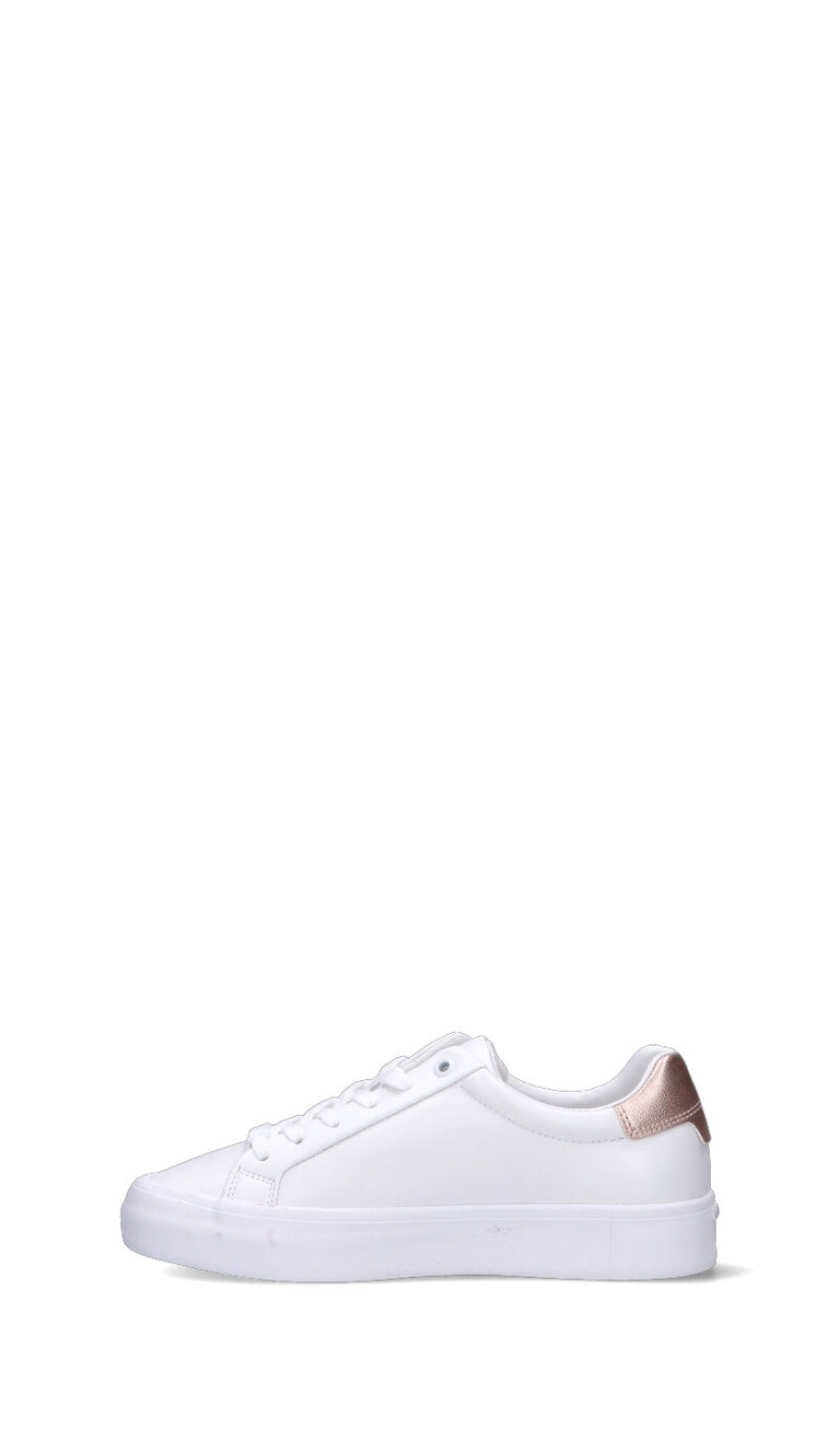 CALVIN KLEIN Sneaker donna bianca/rosa in pelle