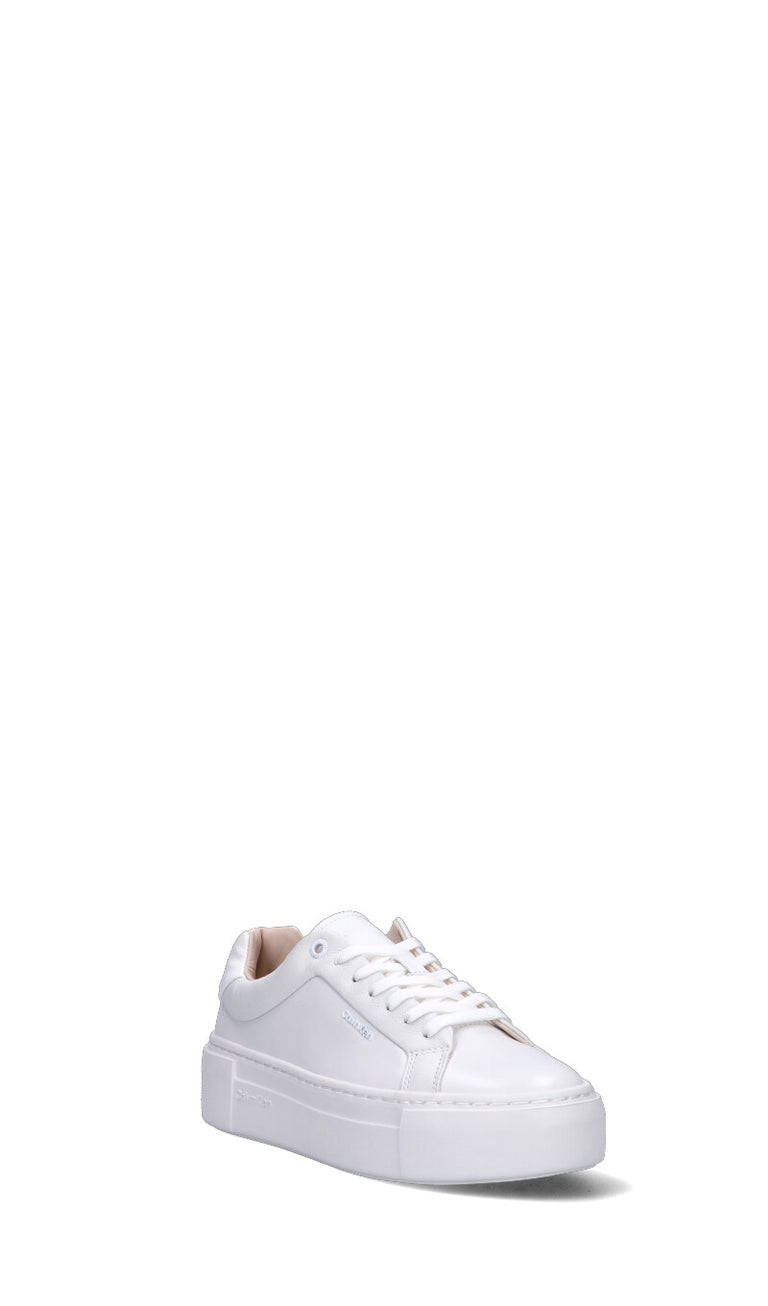 CALVIN KLEIN Sneaker donna bianca in pelle