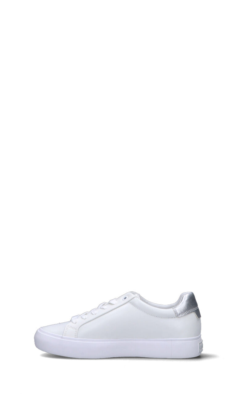 CALVIN KLEIN - VULCANIZED LACE UP L Sneaker donna bianca