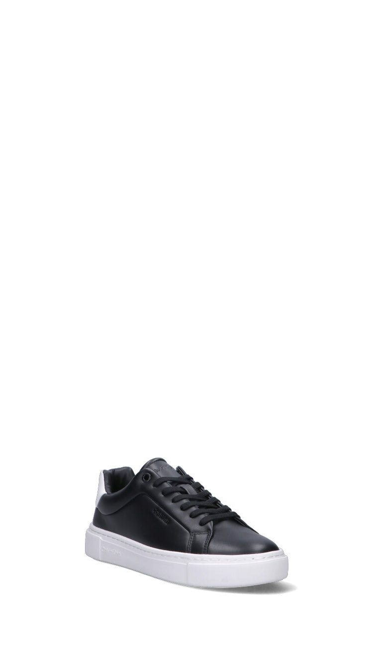 CALVIN KLEIN Sneaker donna nera/bianca in pelle