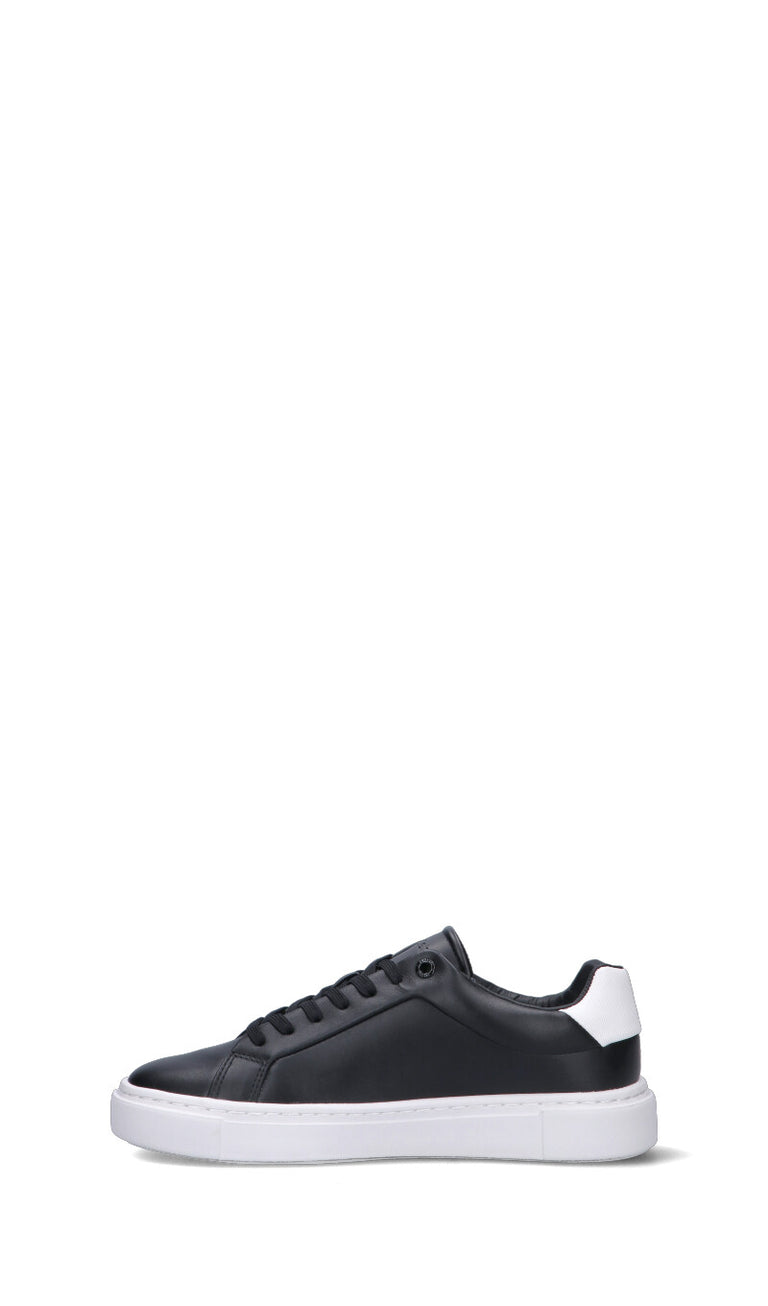 CALVIN KLEIN Sneaker donna nera/bianca in pelle