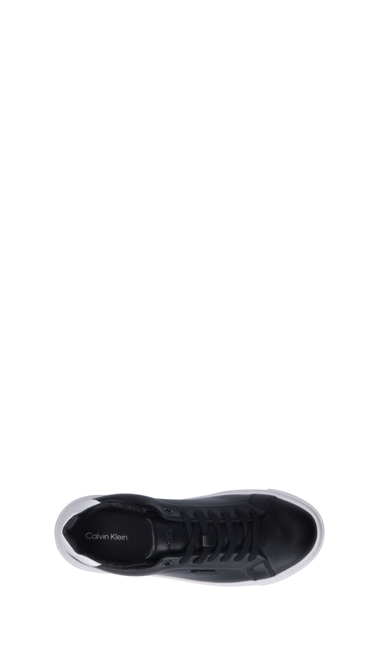 CALVIN KLEIN Sneaker donna nera/bianca in pelle