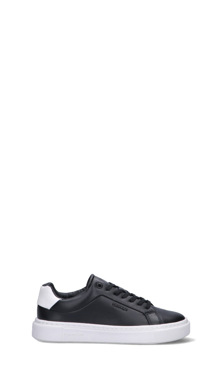 CALVIN KLEIN Sneaker donna nera/bianca in pelle