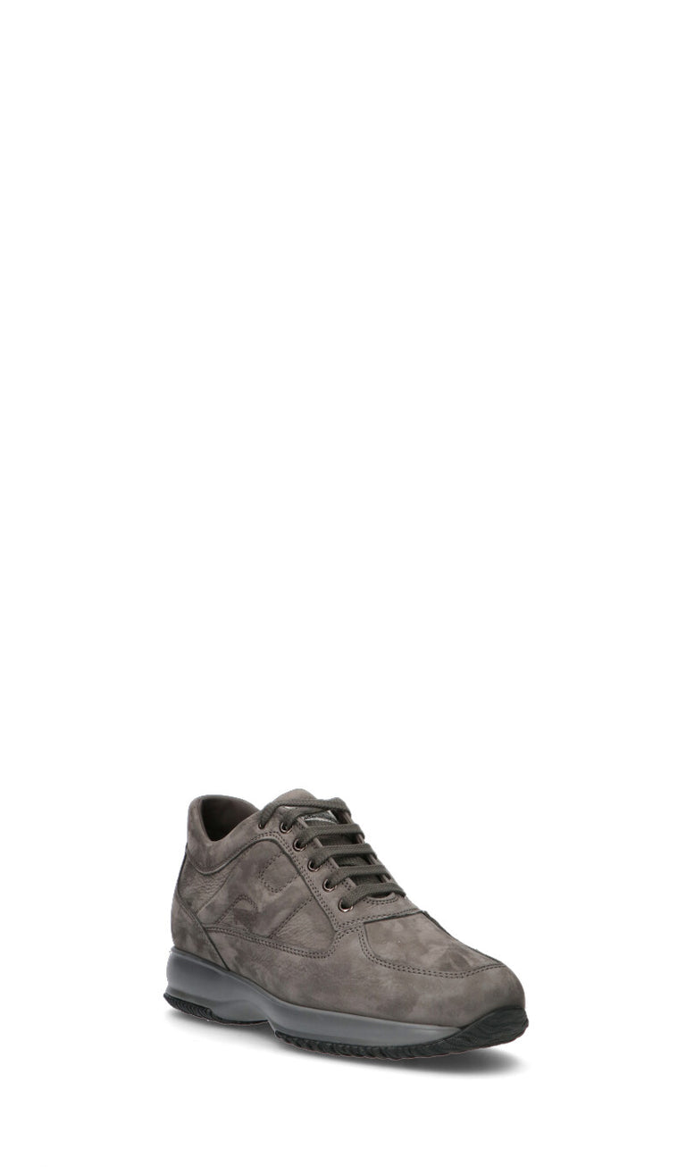 HOGAN - INTERACTIVE Sneaker uomo grigia in suede