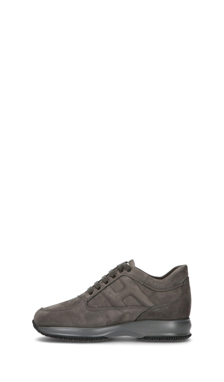 HOGAN - INTERACTIVE Sneaker uomo grigia in suede