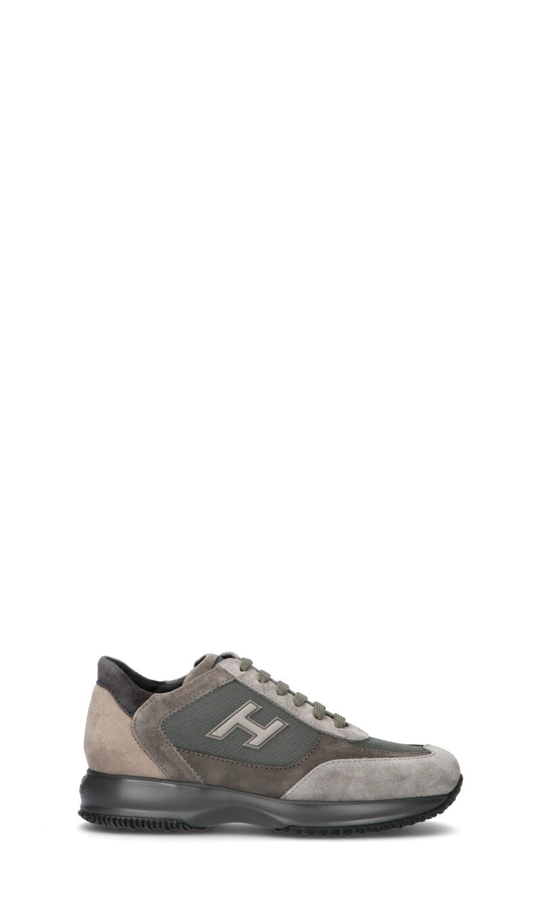 HOGAN Sneaker uomo grigia in pelle