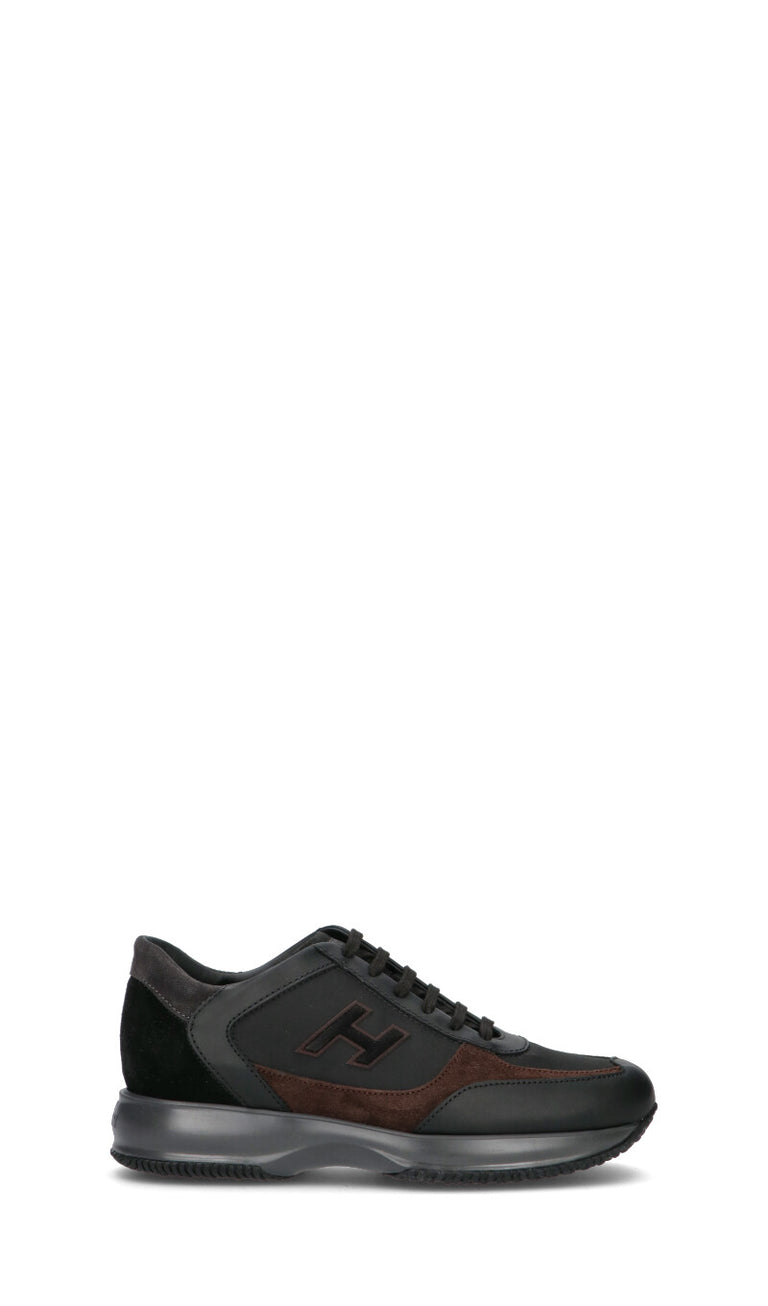 HOGAN - INTERACTIVE Sneaker uomo nera in pelle