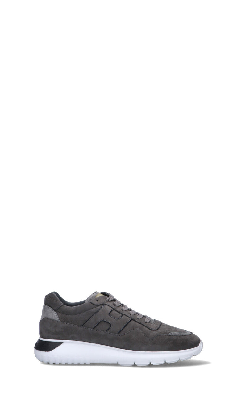 HOGAN - H483 Sneaker uomo grigia in suede