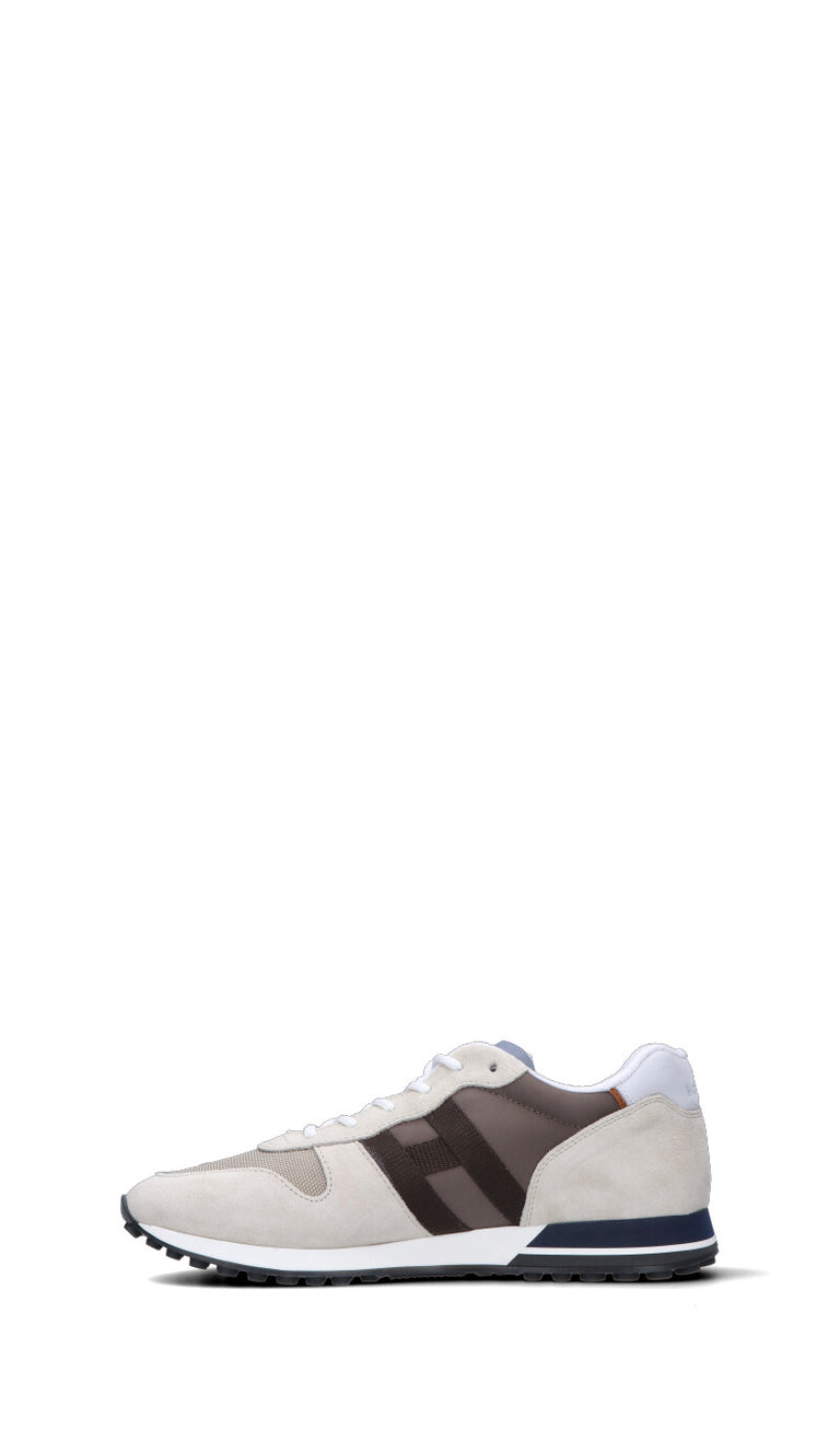 HOGAN Sneaker uomo panna/marrone