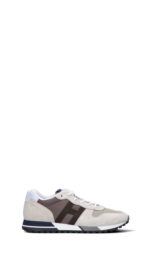 HOGAN Sneaker uomo panna/marrone