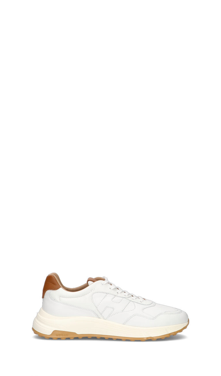 HOGAN Sneaker uomo bianca/marrone in pelle