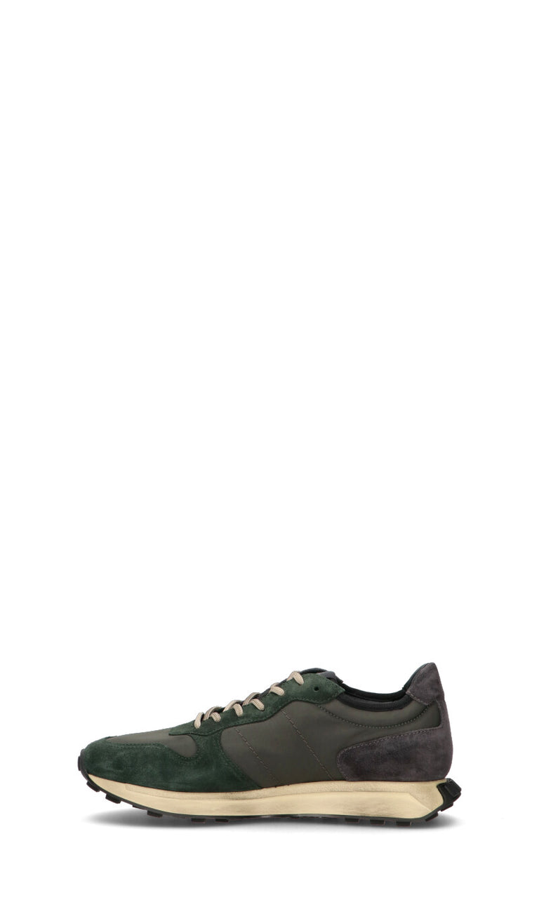 HOGAN Sneaker uomo nera/verde in pelle