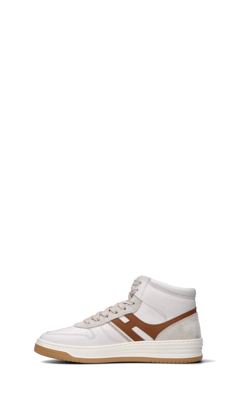 HOGAN Sneaker uomo panna/marrone in pelle