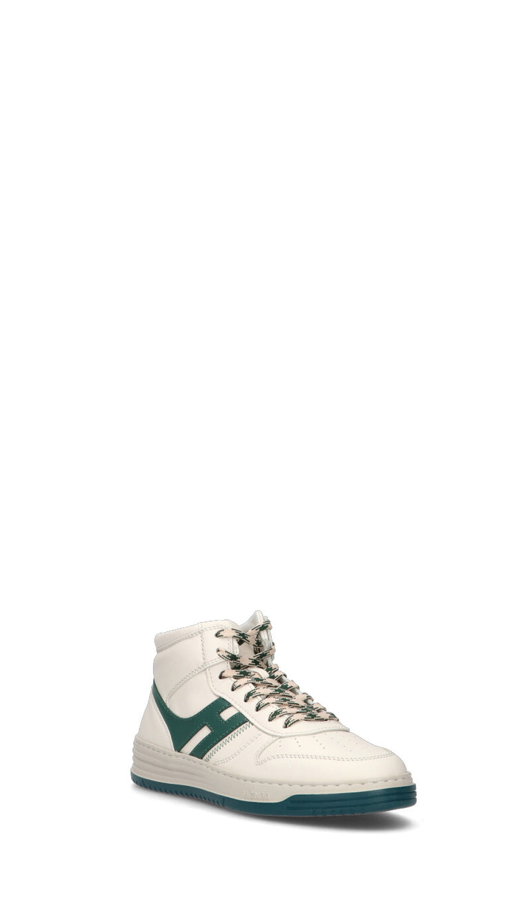 HOGAN Sneaker uomo bianca/verde in pelle