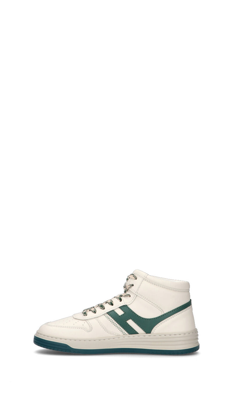 HOGAN Sneaker uomo bianca/verde in pelle