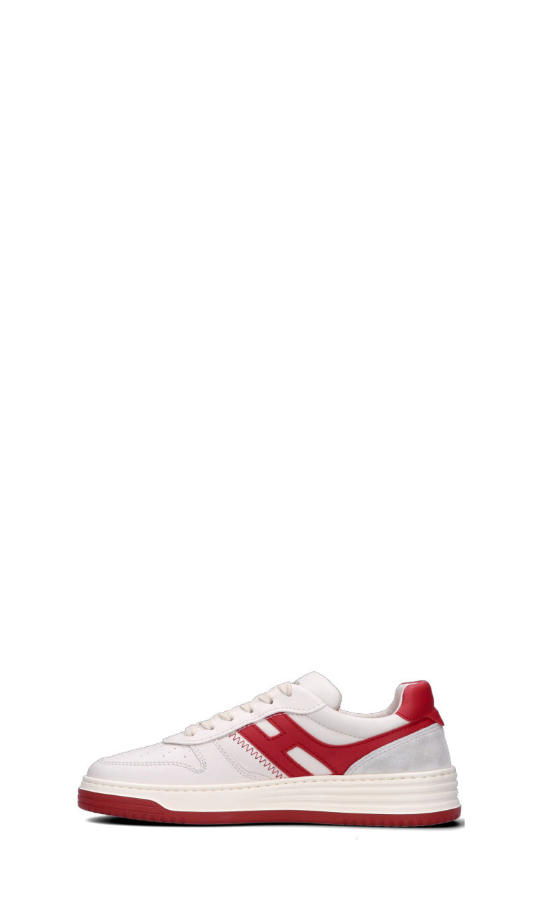 HOGAN Sneaker uomo bianca/rossa in pelle