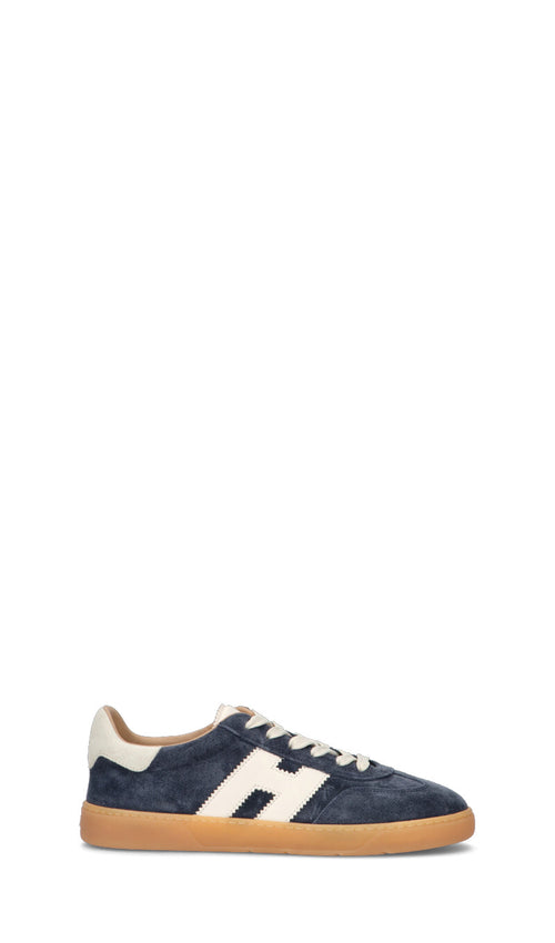 HOGAN Sneaker uomo blu in suede