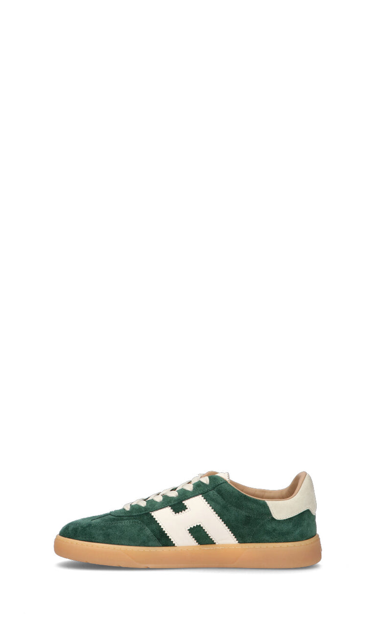 HOGAN Sneaker uomo verde in suede