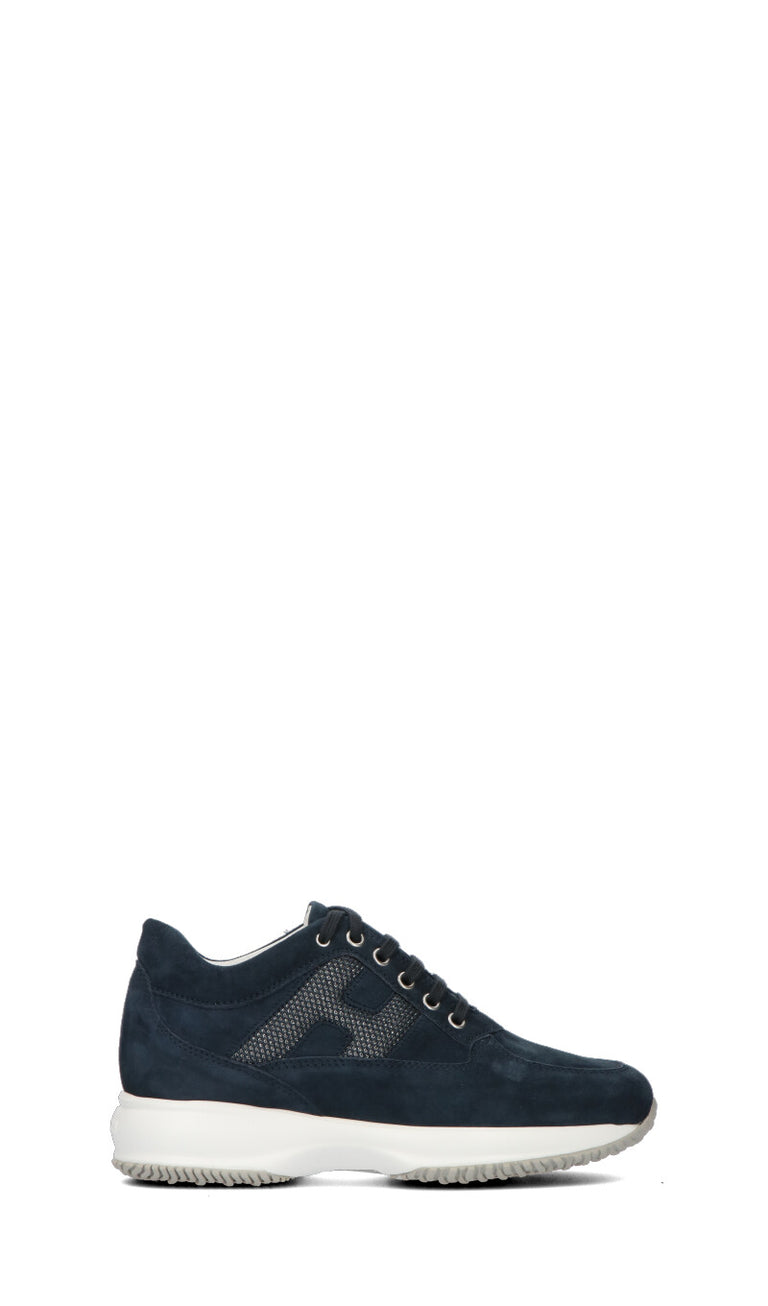 HOGAN Sneaker donna blu in pelle