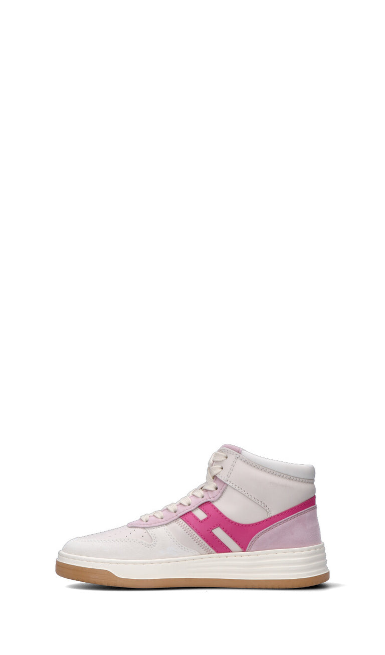 HOGAN Sneaker donna panna/rosa in pelle