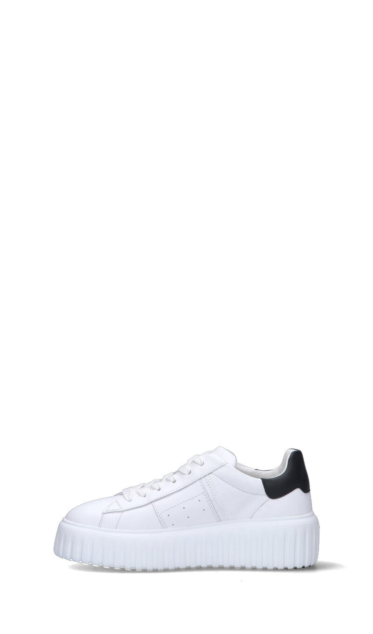 HOGAN - H-STRIPES Sneaker donna bianca/nera in pelle