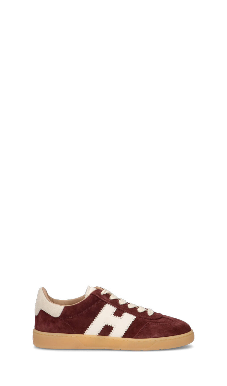 HOGAN - COOL Sneaker donna bordeaux in suede