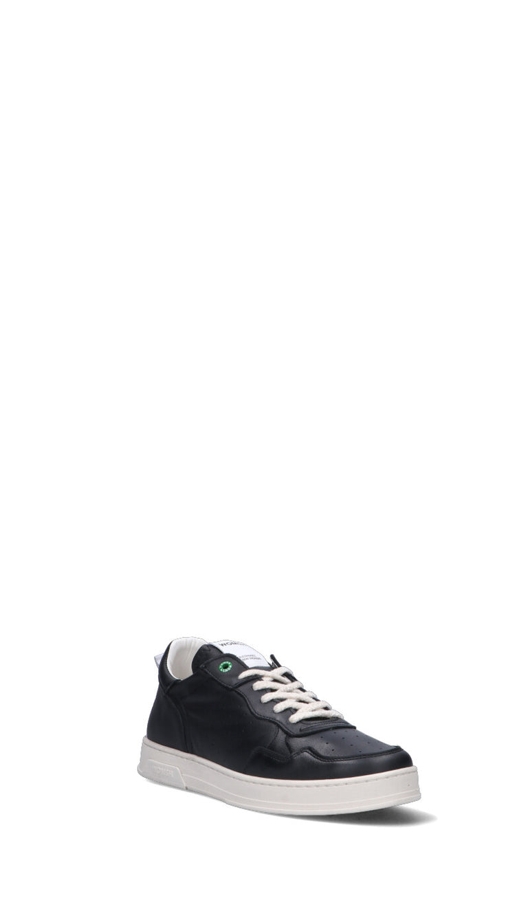 WOMSH Sneaker uomo nera in pelle