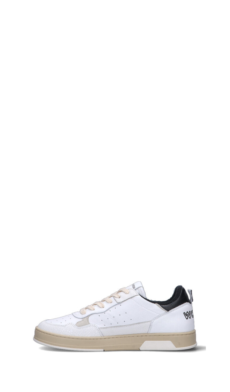 WOMSH Sneaker uomo bianca in pelle