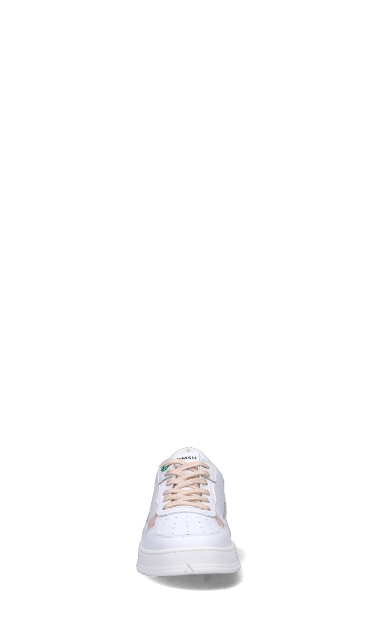 WOMSH Sneaker donna bianca/rosa in pelle