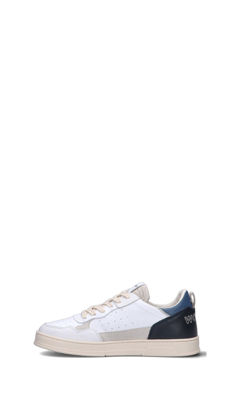 WOMSH Sneaker uomo bianca in pelle