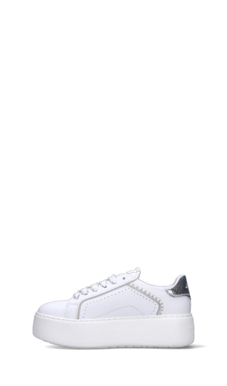 JANET&JANET Sneaker donna bianca in pelle